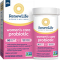 Renew Life Women's Probiotic Capsules, Supports pH Balance for Women, Vaginal, Urinary, Digestive and Immune Health, L. Rhamnosus GG, Dairy, Soy and Gluten-Free, 90 Billion CFU - 60 Ct