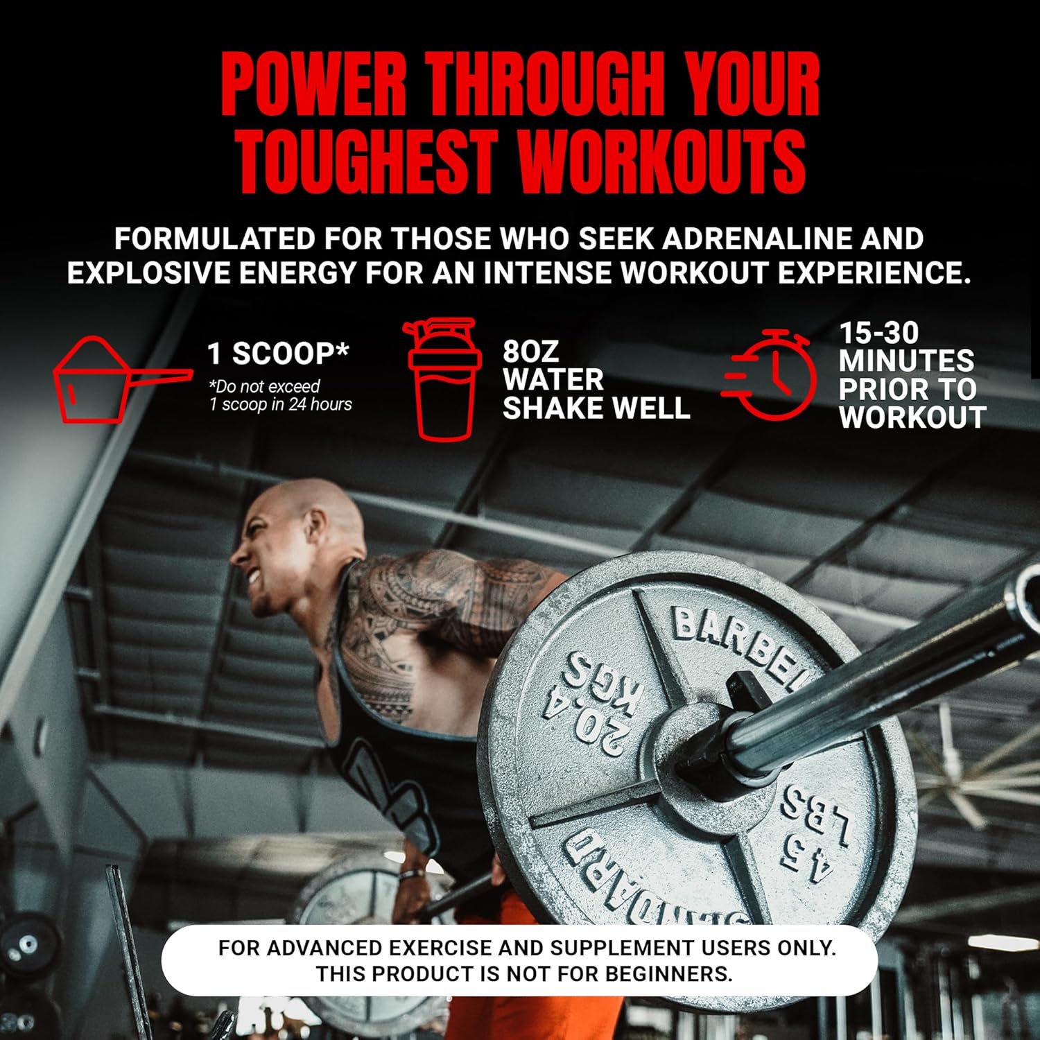 PROSUPPS Mr. Hyde Xtreme Pre Workout Powder with Creatine, Beta Alanine & Caffeine - Extreme Energy, Pumps, Focus & Performance - Fitness & Gym Supplements for Men & Women (Green Apple, 30 Servings)