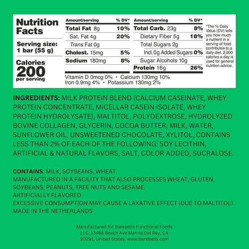 Barebells Protein Bars - 12 Count, 1.9oz Bars -Snacks with High Protein - Chocolate Protein Bars - Perfect on The Go Protein Snack & Breakfast Bars (Soft Bars - Banana Caramel, 12 Count (Pack of 1))
