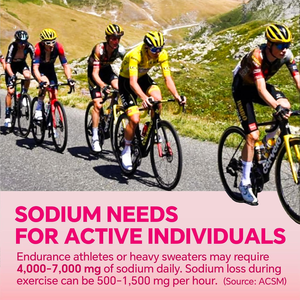 Sugar Free Electrolytes Powder Packets - Salty High Sodium Hydration Packets, Electrolytes Drink Mix for Fitness Enthusiasts & Outdoor Workers, Calories Free(Berry Mix 30 Sticks)