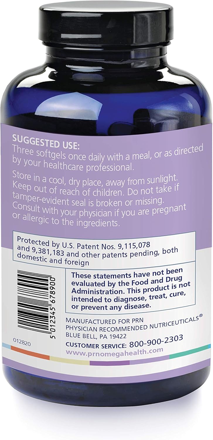 PRN nūmaqula Omega-3 – High DHA Supplement with Lutein & Zeaxanthin - 1400mg DHA & 400mg EPA in Re-Esterified Triglyceride - Important Nutrients for Macula & Retina Support – 3 Month Supply