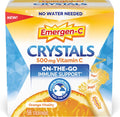 Emergen-C Crystals, On-the-Go Emergen-C Immune Support Supplement with Vitamin C, B Vitamins, Zinc and Manganese, Orange Vitality, Back to School Essentials - 56 Stick Packs