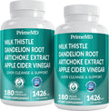 32-in-1 Liver Support with Milk Thistle Supplement – Liver Detox with Silymarin, Artichoke Extract & Beetroot Powder – Comprehensive Wellness Formula for Liver Cleanse – 1426mg (180 count) (Pack of 2)