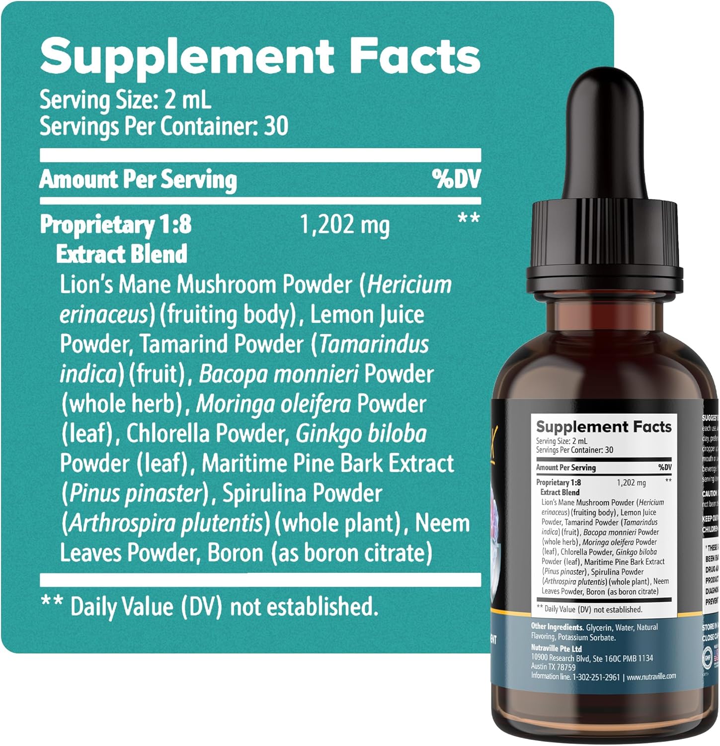 Pineal Guardian X - Rapid Pineal Gland Decalcification Drops for Cognitive Health Support - Brain Supplement to Keep Cognitive Function, Memory and Focus in Top Shape - Pack of 3