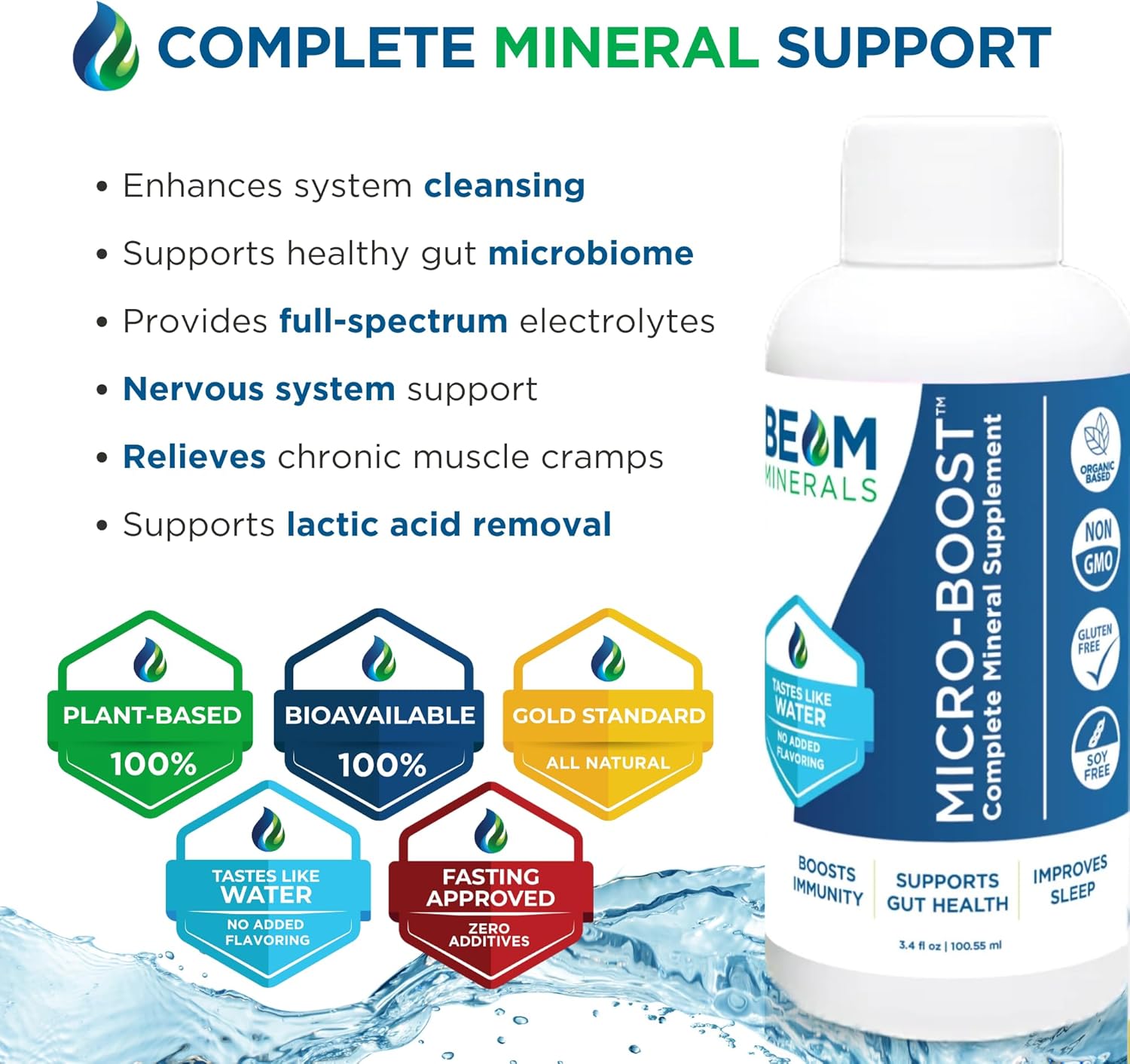 BEAM MINERALS Travel Pack | Electrolyte & Micronutrient Support On-The-Go | Micro-Boost, Electrolyze, and Insta-Lytes 2 fl Oz