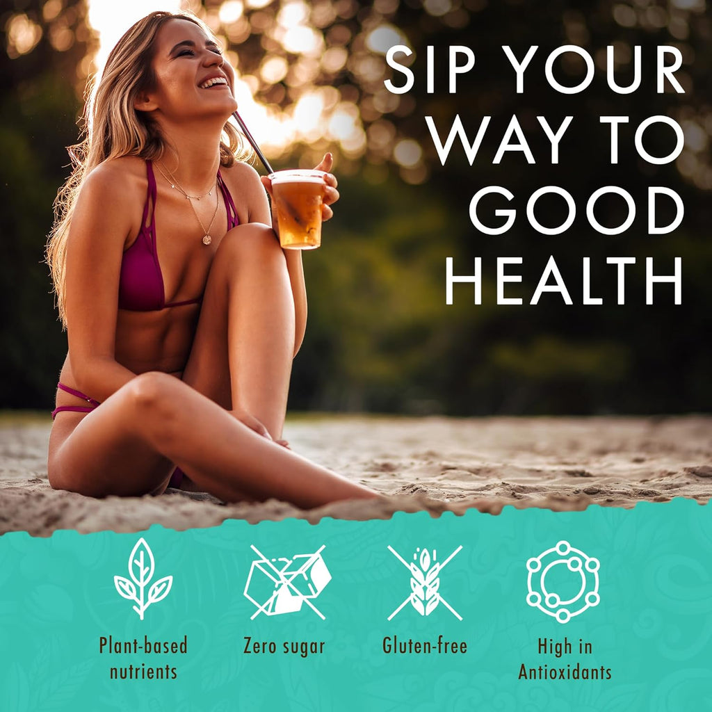 Hawaiian Natural Tea Organic Mamaki Jasmine Green Tea Blend - Antioxidant-Rich, Calming, Wellness Tea for Bedtime & Stress - Gift for Tea Lovers - 60 Tea Bags