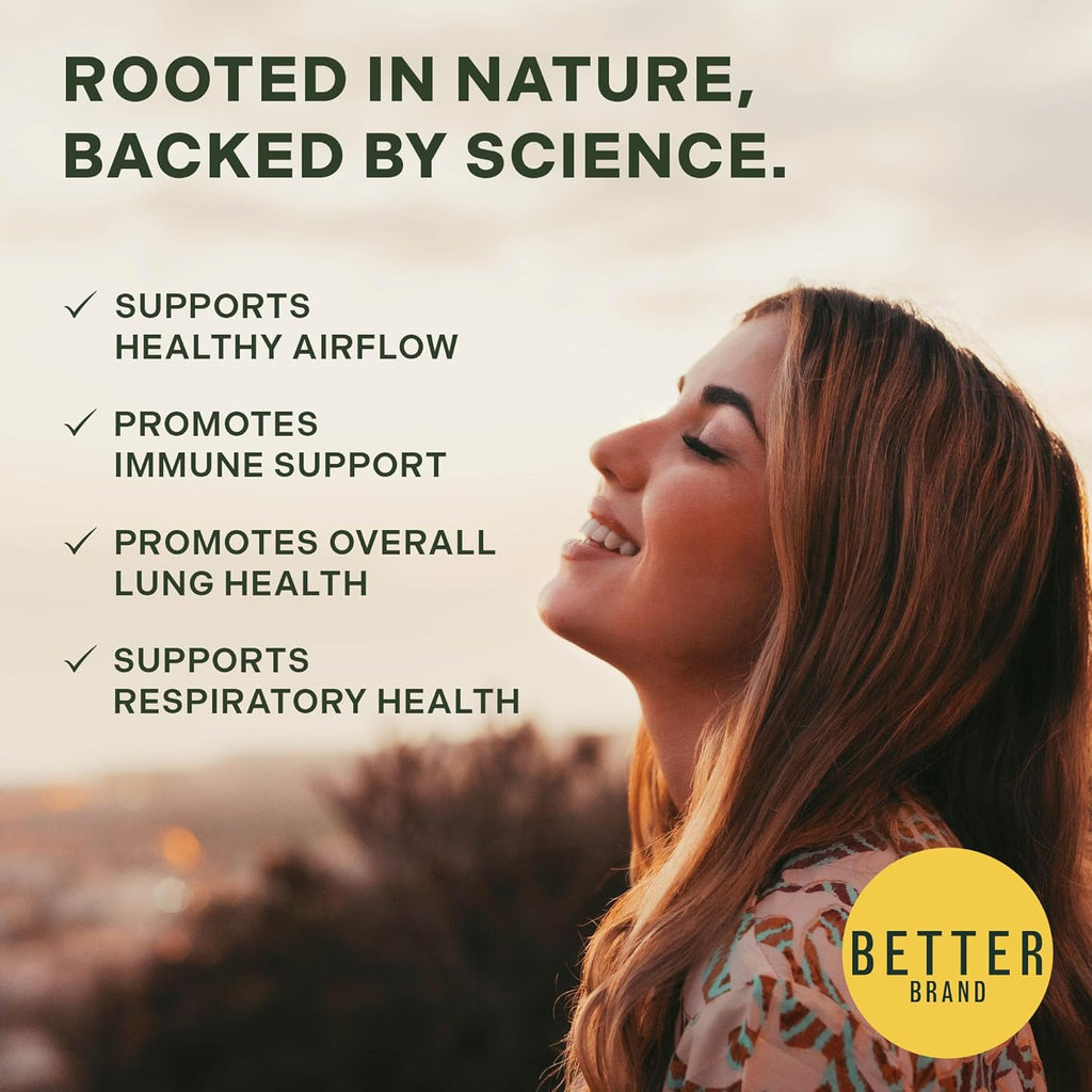 Betterbrand BetterLungs Elderberry Tincture, Natural Immune Support Supplement - Sugar-Free, Non-GMO, Alcohol Free, Vegetarian - 30 Day Supply