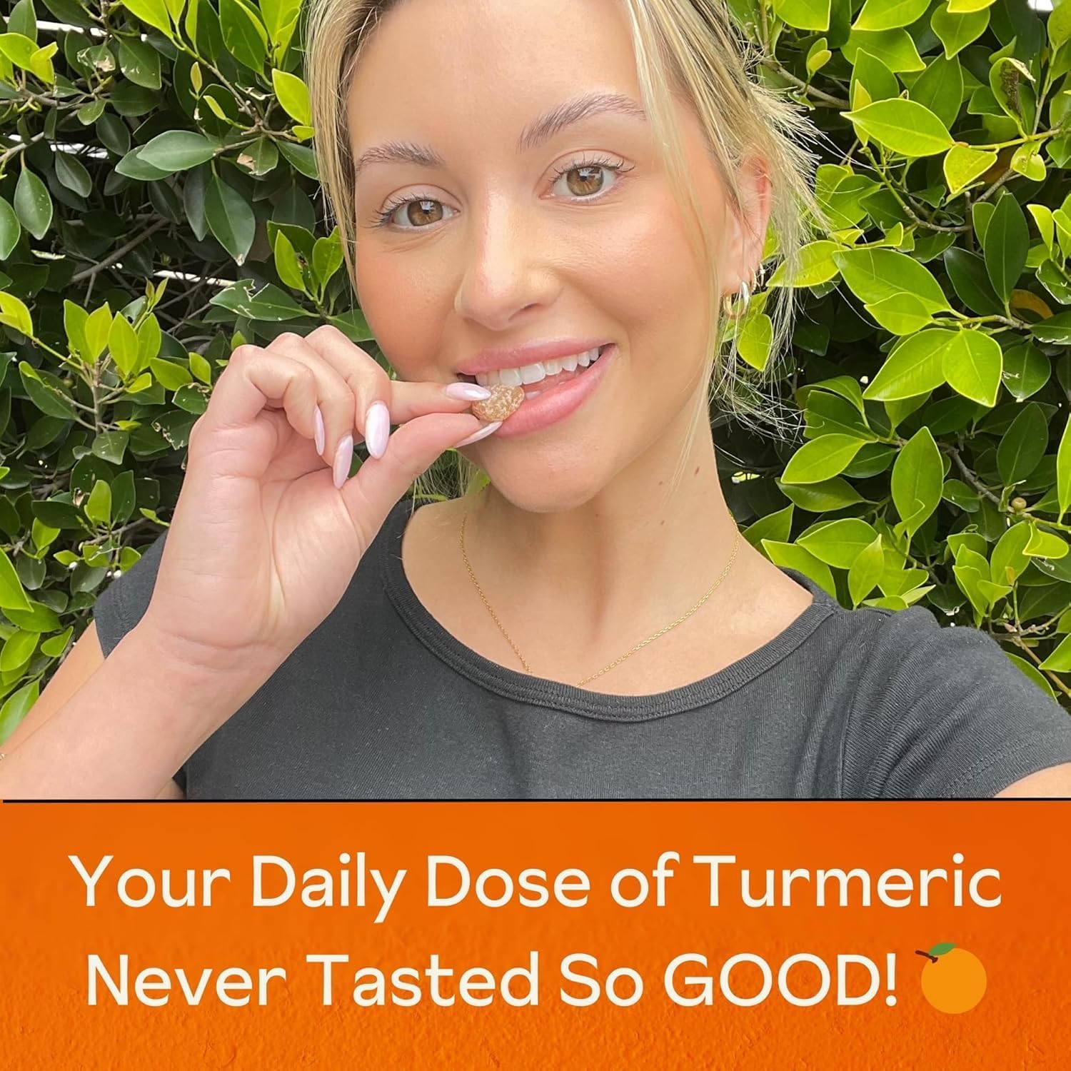 Turmeric Gummies for Women | Curcumin Supplement Gummies for Inflammation | Turmeric Supplement for Adults | Natural Curcumin, Low-Sugar, Vegan, Mandarin Orange Flavor, 45 Count (Pack of 3)
