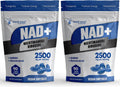 Liposomal NAD+ Supplement - NAD Softgels Nicotinamide Riboside Resveratrol - 2500mg Liposomal NAD Supplements for Women - Metabolism Support, Support Cellular Health and Longevity - 2 Pack
