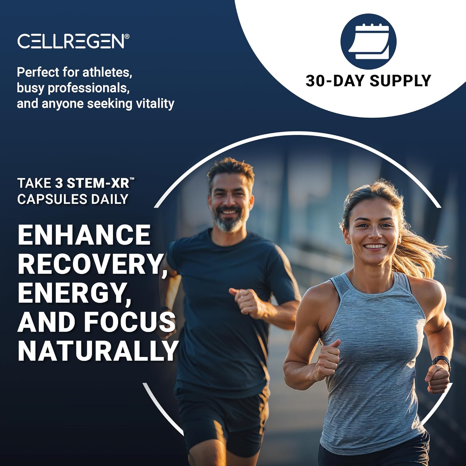StemXR™ Stem Cell Activator & Circulation Booster – Stem Cell Supplement for Men & Women – Blue Green Algae, Longevity, Vitality, Anti-Aging, Energy & Performance Support – 90 Capsules
