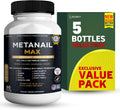 Metanail Max Hair, Skin & Nail Supplement, 60 Capsules, with Biotin 5000mcg, Vitamins & Herbal Blend (5)