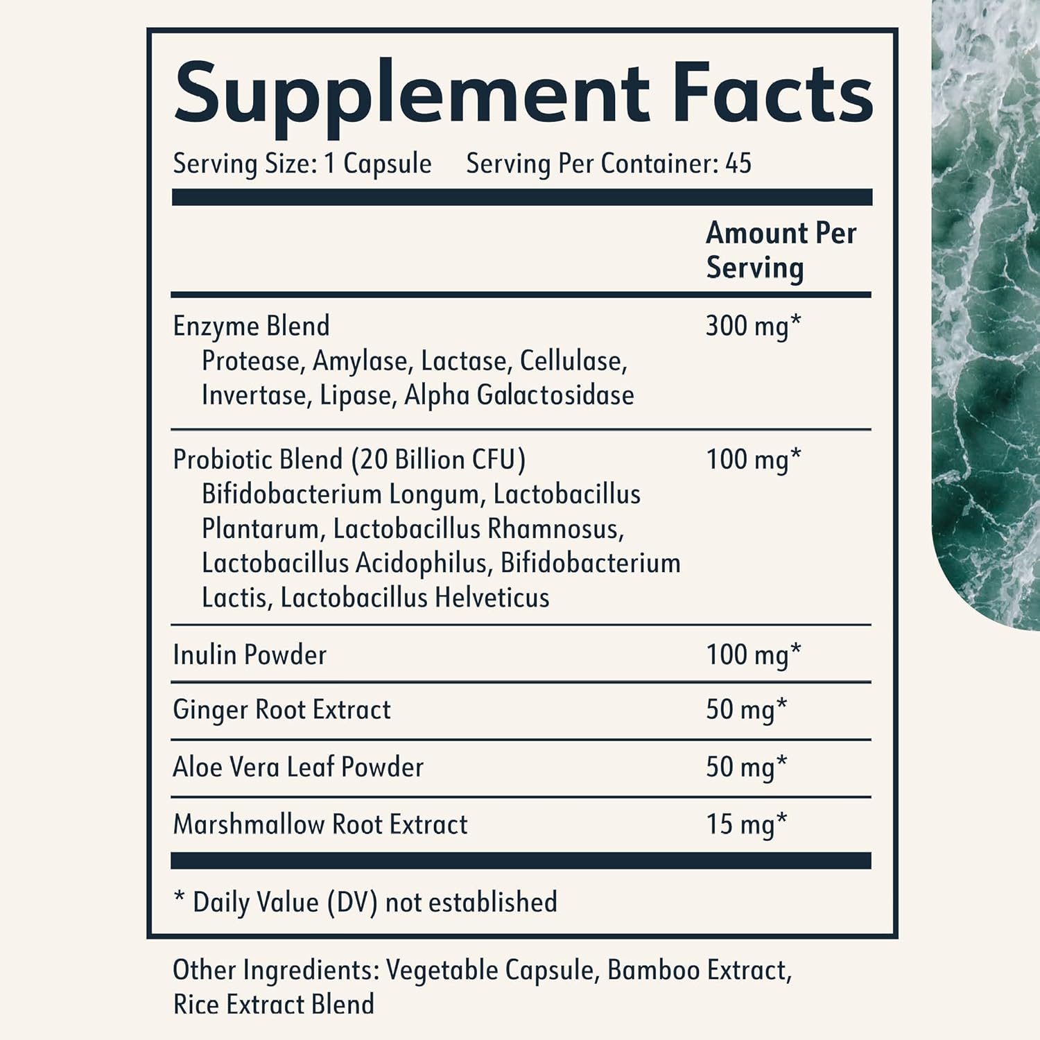 Cielo Daily Horizon Prebiotics - Probiotics for Men and Women - Daily Probiotics 20 Billion CFU for Adults Gut Health - Contains Digestive Enzymes Blend for Digestion of Nutrients (45 Day Supply)