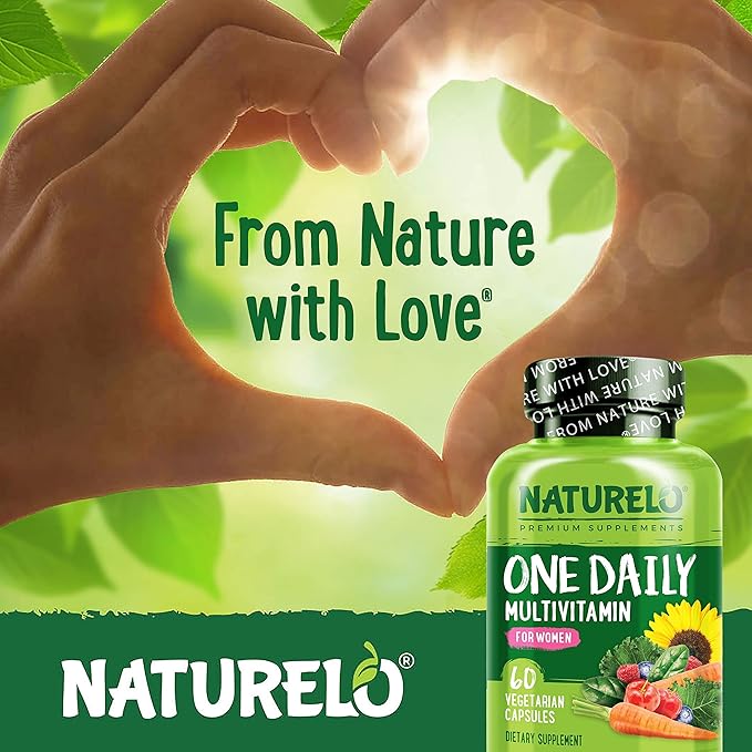 NATURELO One Daily Multivitamin for Women, 60 Capsules and One Daily Multivitamin for Men, 60 Capsules - 2 Month Supply Bundle