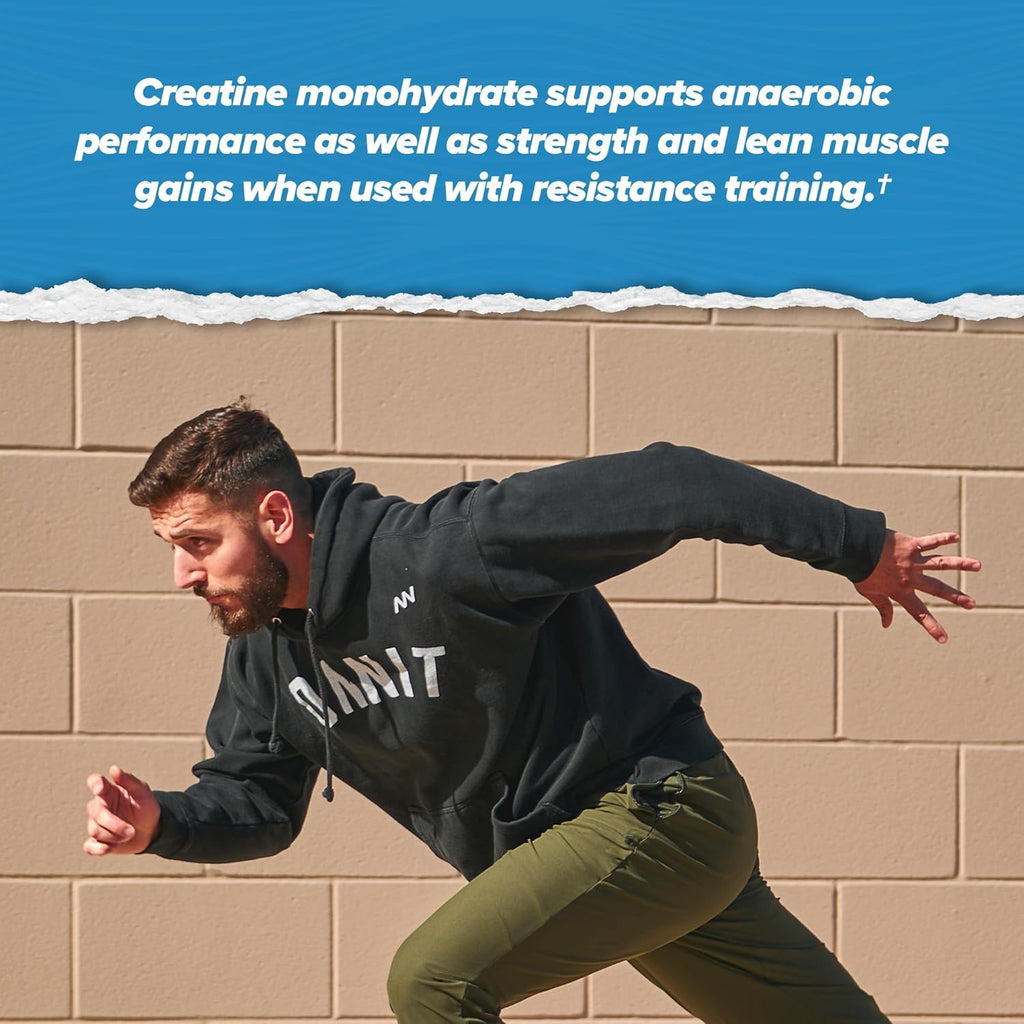 ONNIT Creatine Monohydrate Powder – 5g Premium Creatine for Muscle Strength, Power & Lean Mass, Supports Brain Health & Cellular Energy, Unflavored, 30 Servings, 5.29 oz