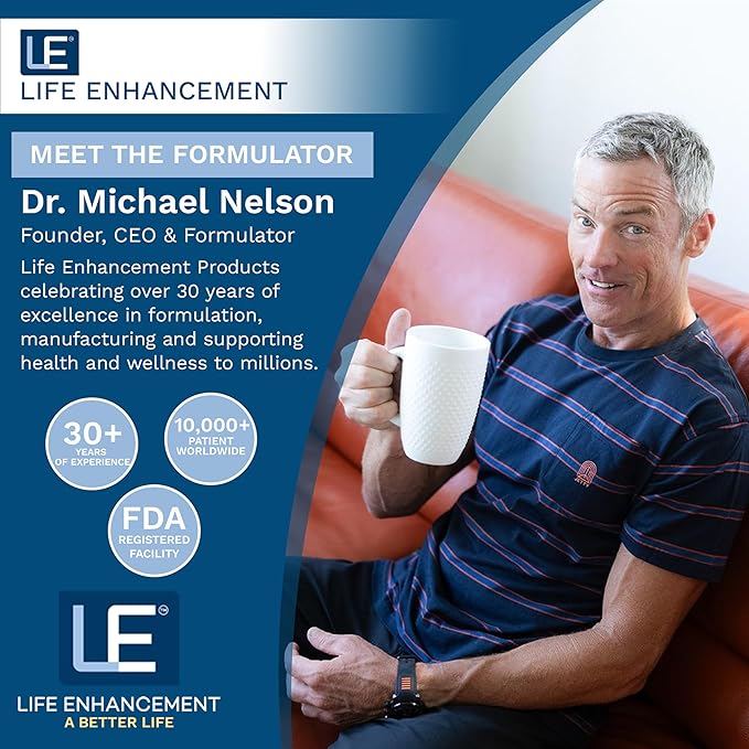 Life Enhancement Wow Drink Powder with B12, Niacin, Caffeine, Taurine, Phenylalanine, Vitamin C, & More Multivitamin - Anti Aging Powder with Low-Calorie Brain Boost - 60 Servings