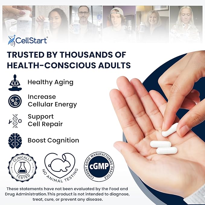NAD+ Resveratrol Supplement 60 Capsules of 500mg | Anti Aging & Cellular Support Supplements for Women & Men - NAD Supplement Made in USA, (1-Month Supply)