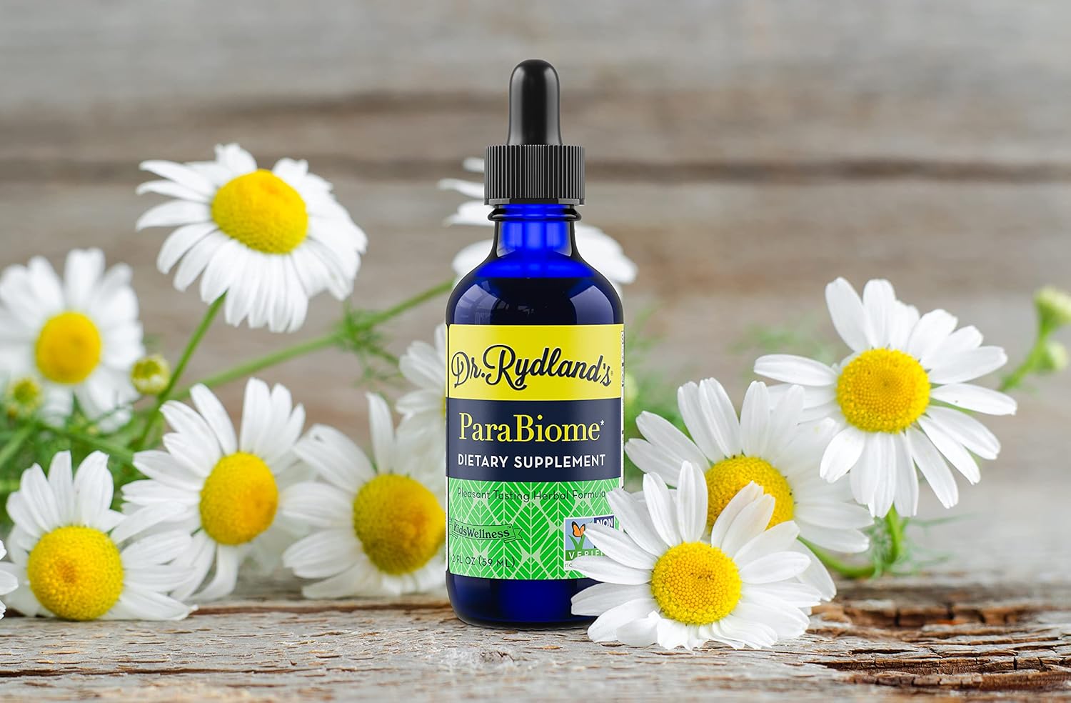 Dr. Rydland's Herbal Supplement | Created by KidsWellness, Effective on Adults & Children | ParaBiome Advanced Cleanse and Digestive Support | Made with Black Walnut, Clove, Wormwood | 2 Ounce Bottle