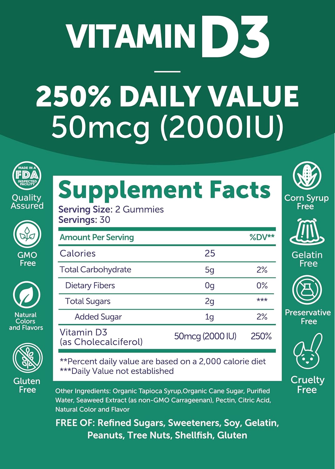 Lunakai Vitamin D3 and Vitamin B12 Gummies Bundle - Immunity, Bone and Mood Support VIT D3 2000IU Supplement - 3000mcg Methylcobalamin High Absorption Energy Gummy - 30 Days Supply