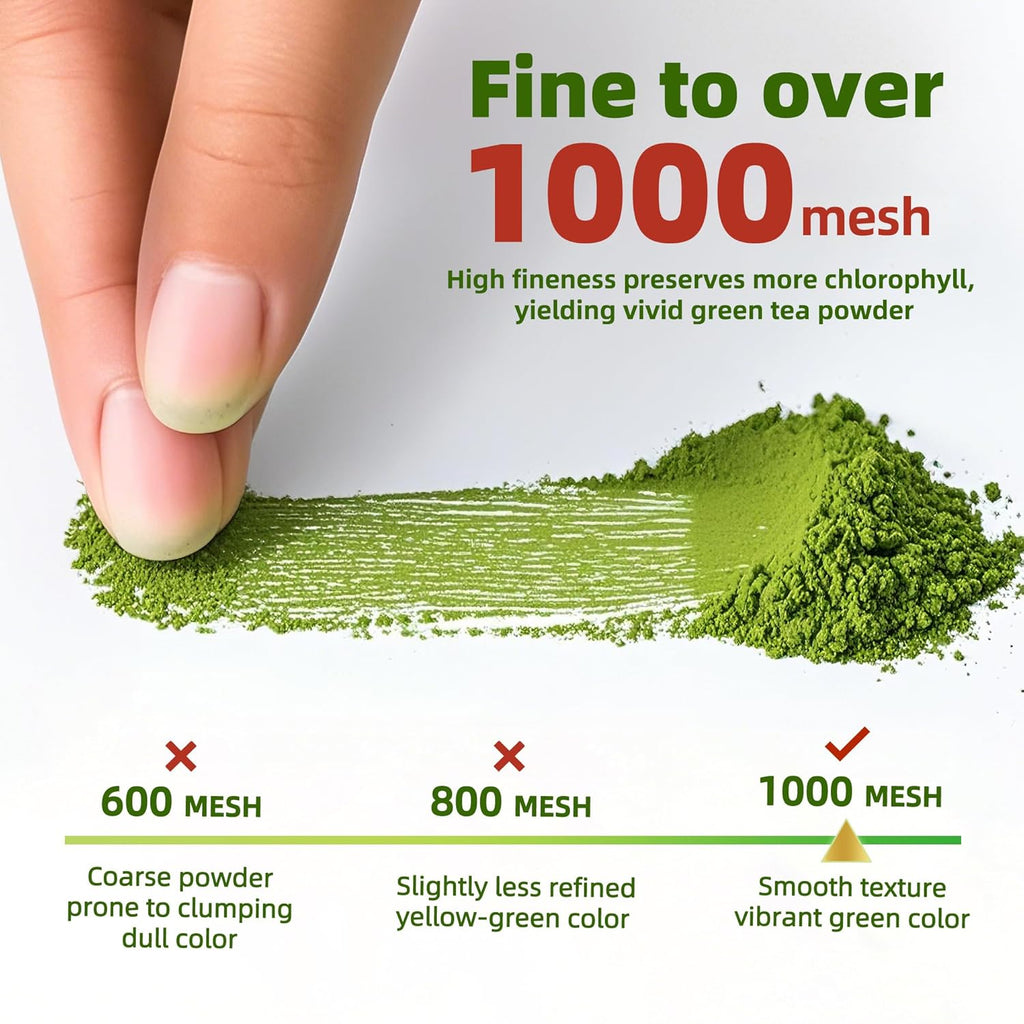 TEANAGOO Premium Grade Matcha Powder, Matcha Green Tea for Premium Latte/Breakfast Beverage/Daily Green Tea, USDA Organic Ceremony Tea, Unsweetened No Additives, First Harvest, 3.53oz(100g)