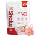 310 Nutrition All-In-One Meal Replacement Shake Powder - Plant-Based Protein Protein Powder with High-Fiber, Probiotics, Digestive Enzymes & Adaptogens - Low Carb Vegan Keto Friendly Superfoods Smoothie - Peppermint Swirl - 28 Servings