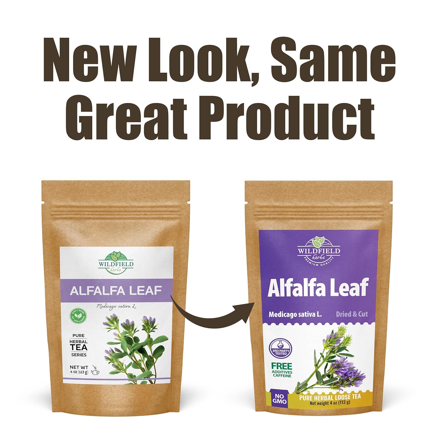4 oz Alfalfa Leaf Alfalfa Herb Tea (Medicago Sativa) - 113g Tea Bags Herbal