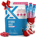 CardoMax Hydromax Electrolyte Drink Mix – Raspberry 15 Liquid Packets with Potassium & Magnesium – Sugar-Free, Keto & Vegan Electrolytes for Hydration