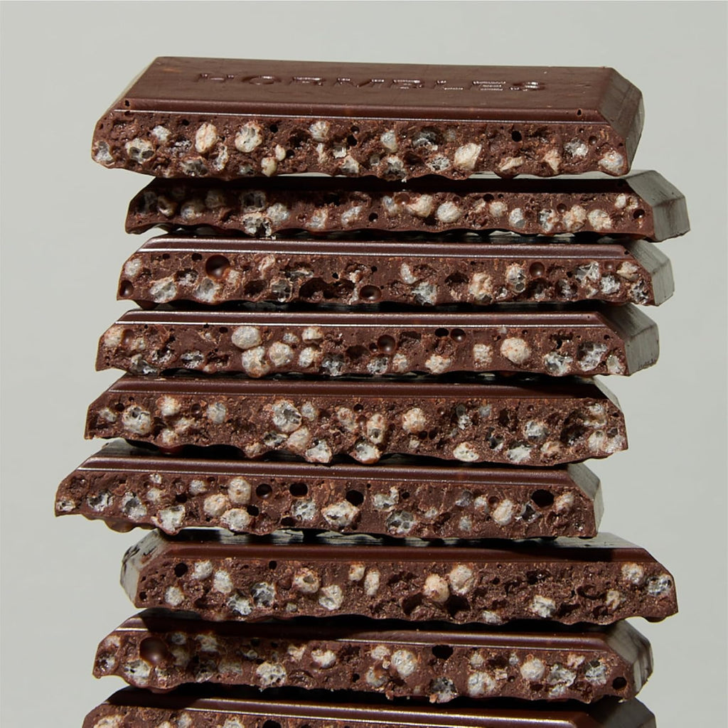 Hormbles Chormbles Protein Candy Bars, Salted Fudge, 10g Protein, 0g Sugar, 140 Calories, Fudge Chocolate Candy With Crunchy Pieces and Salt, Sugar Free Snacks or Dessert, 1.13 Oz, 12 Pack