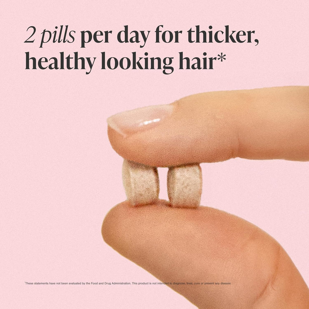 Viviscal Hair Growth Supplements For Women For Thicker, Fuller Hair, Nourishes Thinning & Loss, With Proprietary Collagen Complex, 60 Tablets, 1 Month Supply