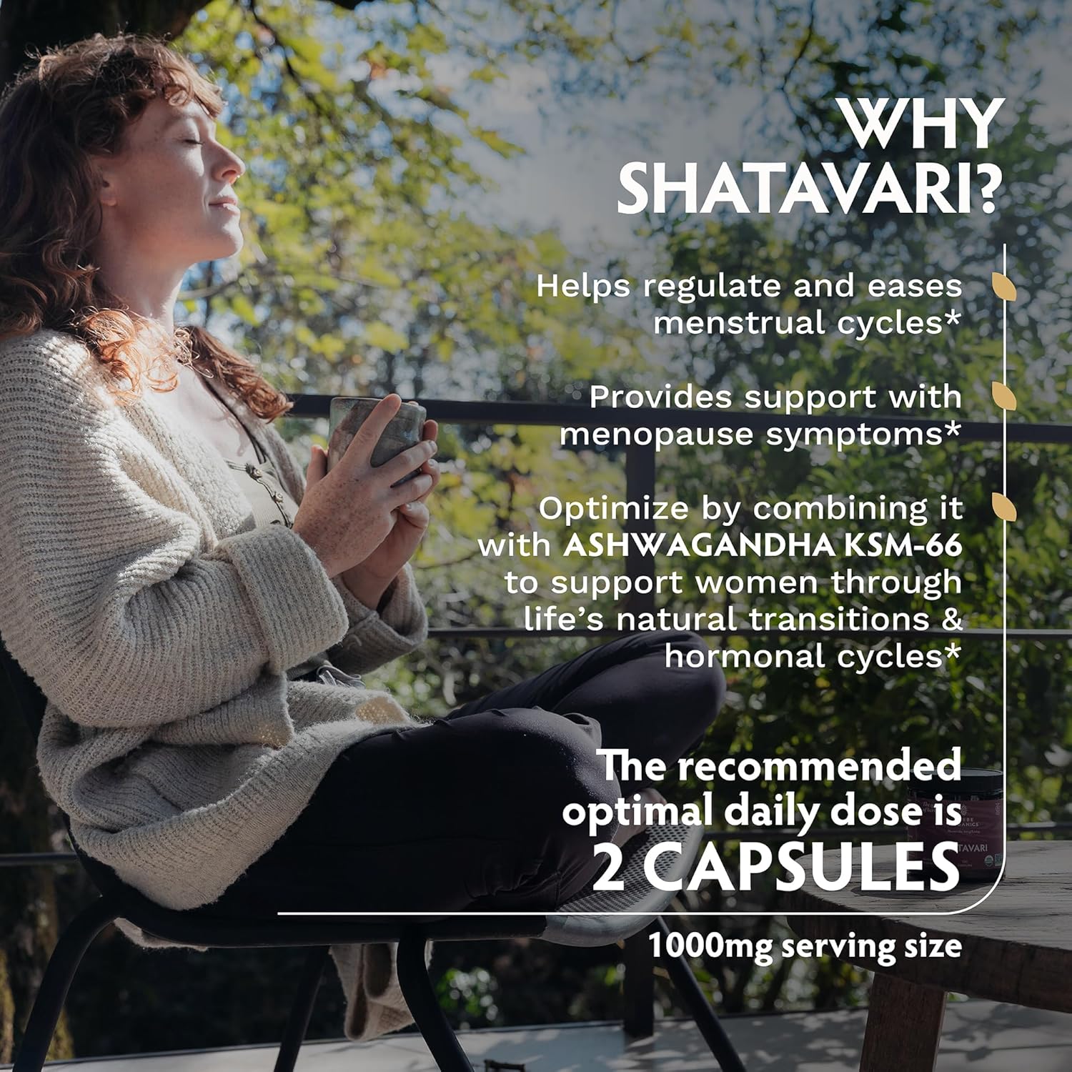 TRIBE ORGANICS Organic Shatavari Herbal Supplement - Hormonal Balance | Women’s Reproductive Health | Lactation | Immune & Inflammatory Support - Non-GMO USDA Organic 120 Vegan Capsules