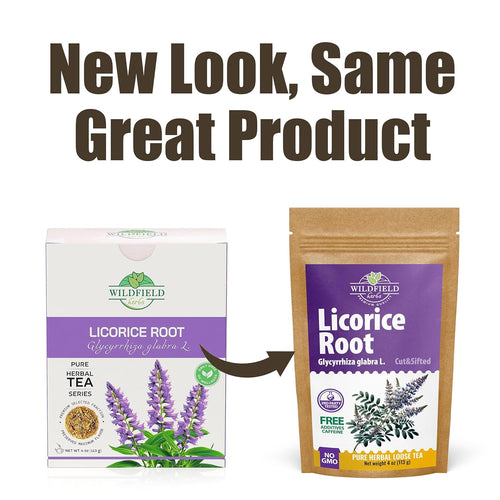 4 oz. Licorice Root Tea Liqorish Root Tea Herb (Glycyrrhiza Glabra) - 113g Bags Licorice Roots Raiz De Regaliz
