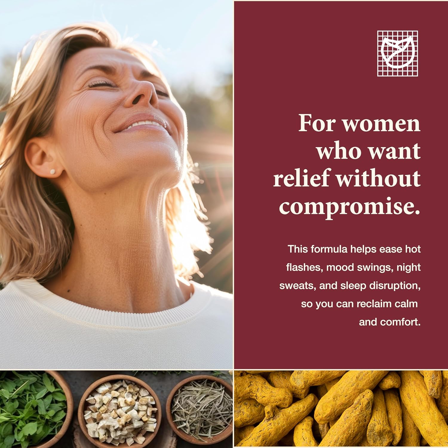Health Concerns Three Immortals - Menopause Support Supplement - Powerful Relief for Hot Flashes, Hormone Imbalance & Night Sweats - Dong Quai, Epimedium, Morinda, Rehmannia & Lycium - 90 Capsules
