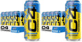 Cellucor C4 Performance Energy Drink | JOLLY RANCHER Blue Raspberry | Zero Sugar Carbonated Preworkout Energy | 200mg Caffeine with Beta Alanine | 16 Fl Oz (24 Pack)