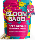 Beef Organ Supplement for Women – Grass Fed Liver, Uterus, Ovary, Heart, Kidney – 30+ Nutrients to Support Hormone Balance, Cycle Health, Energy, Immunity, Skin & Hair – Made in USA & 3rd Party Tested