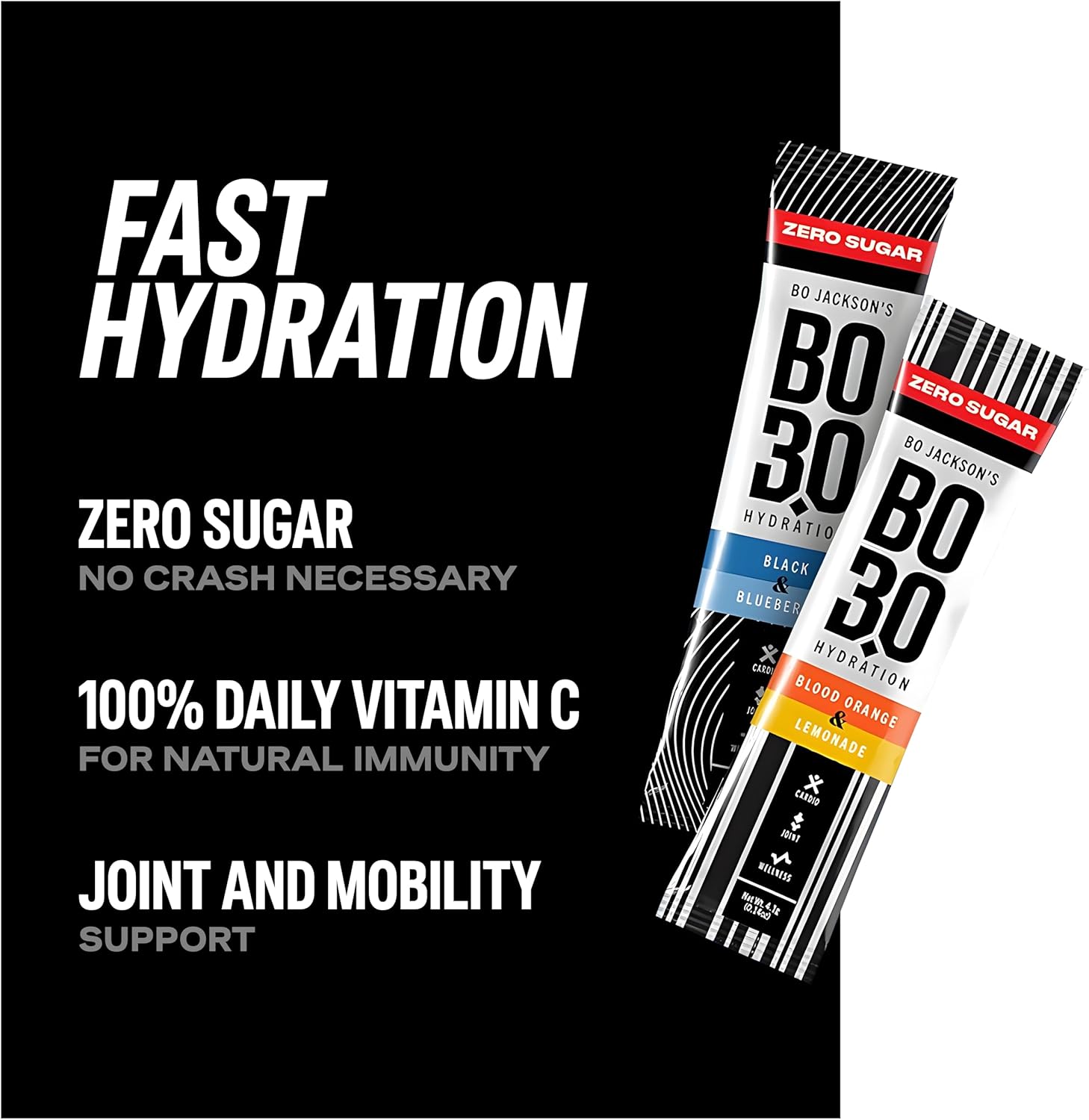 Sugar Free Electrolyte Powder Packets – Keto-Friendly Hydration & Joint Support | Zero Sugar Electrolytes for Active Adults, Fasting, and Recovery