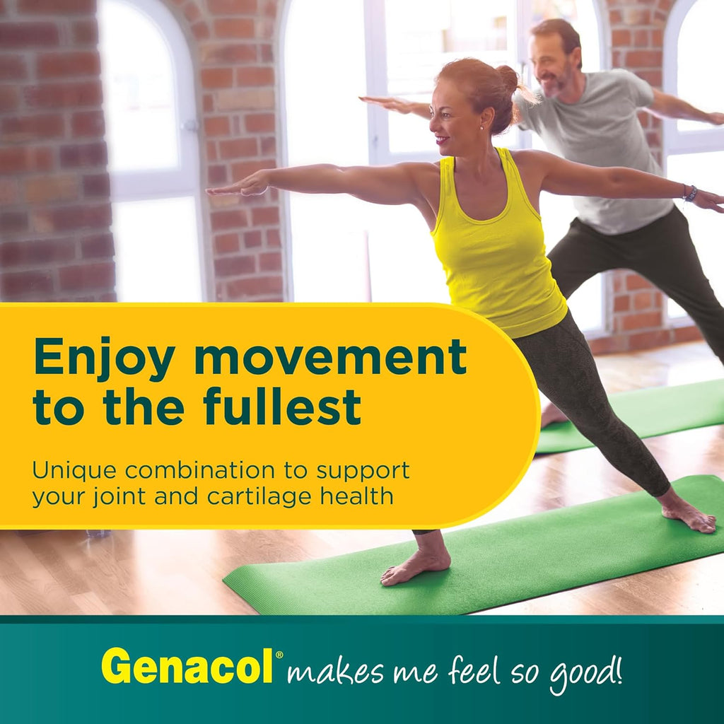 Genacol Plus – Glucosamine and Collagen Joint Supplement, Lubricates, Protects and Maintains Heathy Joints, Relieves Joint Discomfort Plus, 180 Capsules (60-Day Supply)