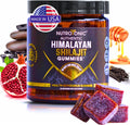 NutroTonic® Organic Himalayan Shilajit Gummies – Pomegranate & Vanilla Flavored – Wild Crafted Manuka Honey MGO +263 – Cellular Energy & Hormonal Balance – Made in USA – 30 Healthy Gummies