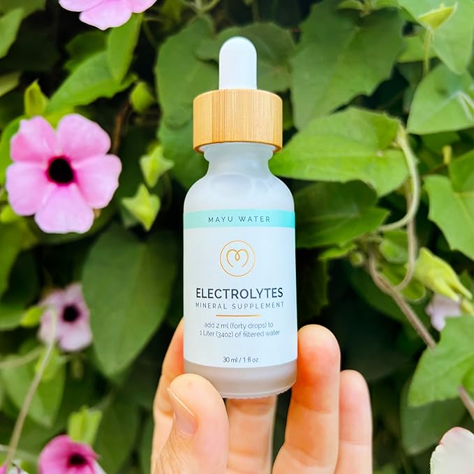 MAYU, Concentrated Electrolyte Drops (3 btls.), Restores Vital Electrolytes & Stamina, 494 Electrolytes/Serving + 67 Trace Minerals, Tested for Heavy Metals, No Additives, Purest Sources, w/Magnesium