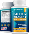 Calcium Supplement with Vitamin D3 and Zinc for Bone Health – Supports Bone Strength & Density – Gentle Non-Constipating Mineral & Amino Acids Blend for Women & Men - 60 Capsules (30 Day Supply)