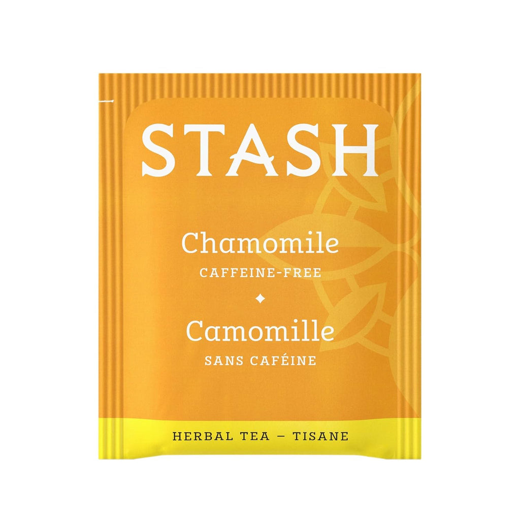 Stash Tea Chamomile Herbal Tea - Naturally Caffeine Free, Non-GMO Project Verified Premium Tea with No Artificial Ingredients, 20 Count (Pack of 6) - 120 Bags Total