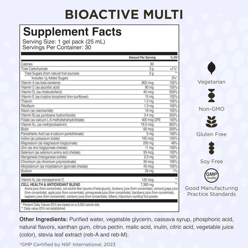 Healthycell Telomere Length Healthy Aging Supplement + Bioactive Multivitamin for Women & Men Bundle