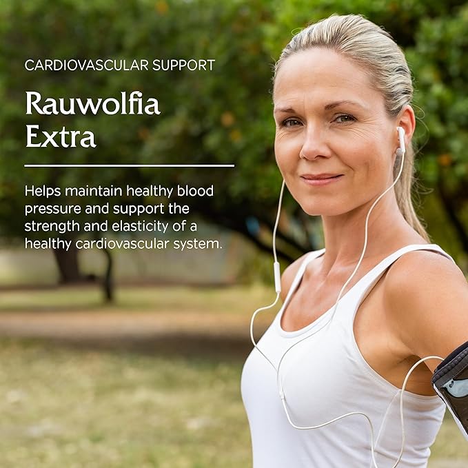 Vitanica Rauwolfia Extra, Cardiovascular Support Supplement, Vegan, 90 Capsules