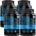 MEDCHOICE 12-in-1 Nootropic Ginkgo Biloba for Brain Support, Memory and Focus - B12, Alpha GPC, L Theanine and Choline Supplements with Bioperine Non Caffeinated 1321mg (240ct)