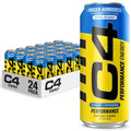 C4 Energy Drink, Frozen Bombsicle, 16oz | Pack of 24 | Sugar Free | Pre Workout | No Artificial Colors