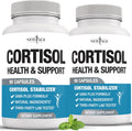 NEW AGE Cortisol Supplement for Women - Natural Cortisol Detox Manager Reducer - Ashwagandha, GABA, 5 HTP, L-Tryptophan, L-Theanine - 180 Count