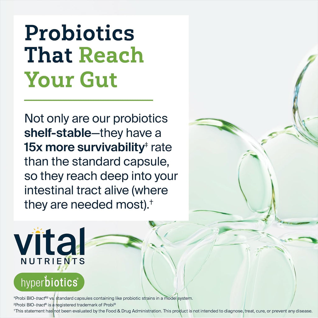 Hyperbiotics Vital Nutrients Pro-15 Prebiotics and Probiotics for Women and Men | 15 Science Backed Strains | Supports Occasional Constipation, Diarrhea, Gas & Bloating | 30 Vegan Time Release Pearls