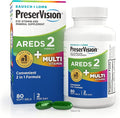 PreserVision AREDS 2 + Multivitamin, #1 Eye Doctor Recommended Brand, 2-in-1 Eye Vitamin with Lutein, Zeaxanthin, Zinc, and Vitamin C, D & E, 80 Softgels
