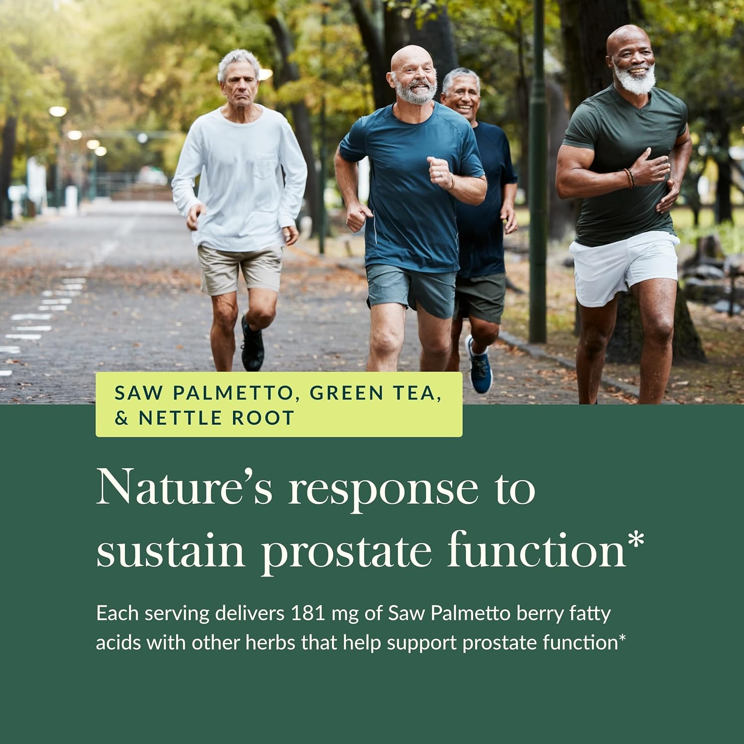 Gaia Herbs Prostate Health - Supports Prostate Health and Function for Men - with Saw Palmetto, Green Tea, Nettle Root, and White Sage - 60 Vegan Liquid Phyto-Capsules (20-Day Supply)