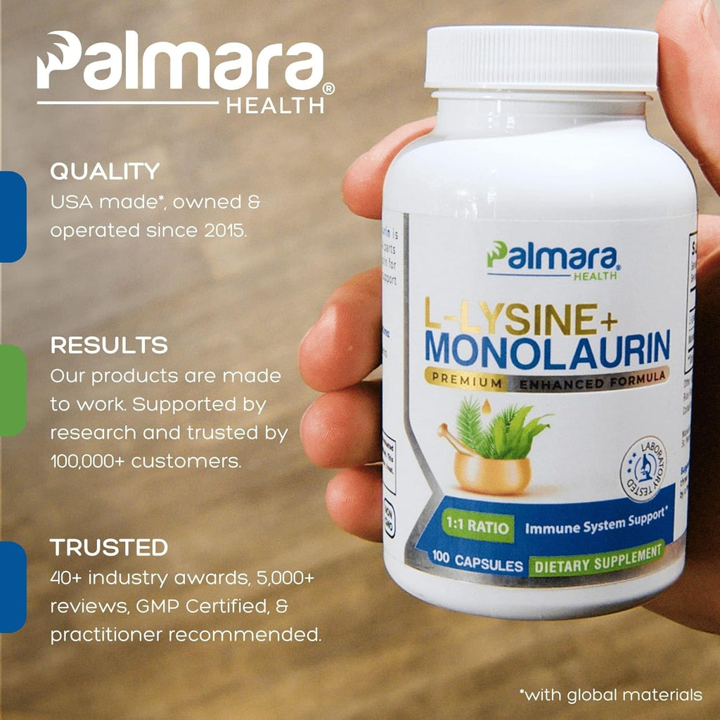 L-Lysine + Monolaurin 600mg 1:1 Ratio (2)