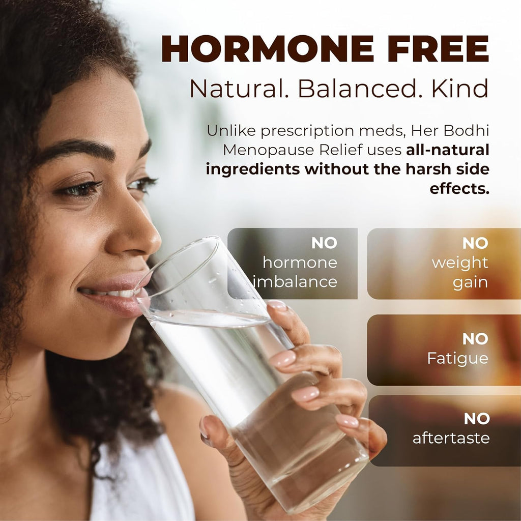 Meno- Menopause Hormonal Balance for Women, Estrogen Soy Isoflavones Menopause Supplement for Women, Ashwagandha, Black Cohosh Hot Flashes Menopause Relief, Night Sweats Relief 180Caps