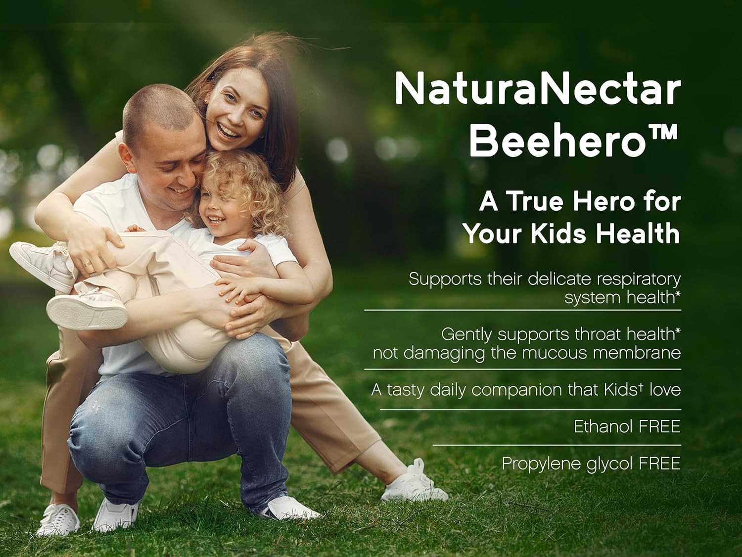 NaturaNectar - BeeHero Brazilian Bee Propolis Throat Spray - Throat Relief for Kids - for Comfort and Protection - Exclusive Berry Blast Flavor (1 Pack, 1 Fl Oz)